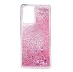 Изящен противоударен гръб • кейс с воден разтвор за Samsung Galaxy A53 розов