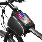 Водоустойчива чанта за рамката на велосипед с джоб за телефон с цип Double TUBE Bag 1,5L SAHOO 12813L-A