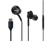 Оригинални USB-C слушалки Samsung AKG ANC • Черни • EO-IC100BB