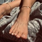 F Chain Anklets Set