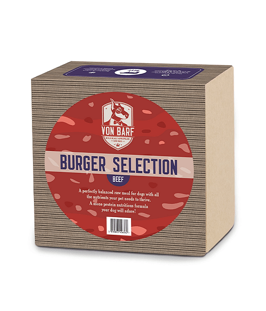 VON BARF BURGER SELECTION BEEF (5 х 200 г) - бургер с телешко месо