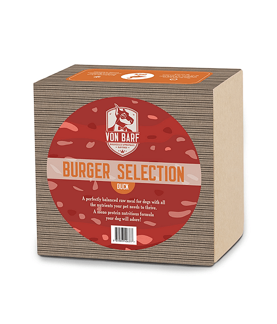 VON BARF BURGER SELECTION DUCK (5 х 200 г) - бургер с патешко месо