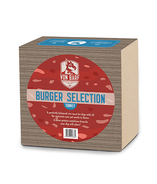 VON BARF BURGER SELECTION TURKEY (5 х 200 г) - бургер с пуешко месо