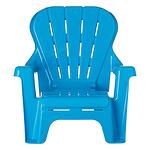 Детски пластмасов стол син с подлакътници 50141