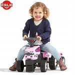 Falk Детски розов трактор с ремарке Princess F1086B