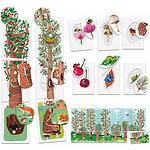 Headu Детски флаш карти Природа Montessori HMU27842