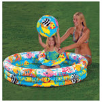 Intex Детски надуваем басейн в комплект с топка и пояс 59469