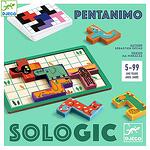 Djeco Логическа игра с дървени форми Pentanimo DJ08578