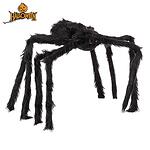 Halloween Декоративен черен паяк 34см 15081
