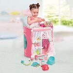 Baby Love Кукла бебе с гардероб и легло 2 в 1 със звуци 36471