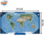 Buki  Магнитна карта на света, английски език BK7346EN