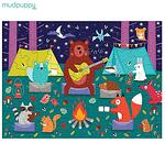 Mudpuppy Детски пъзел с аромат Приятели около лагерния огън 60 части 1097348