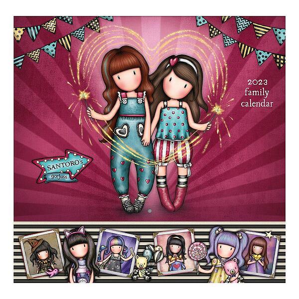 Santoro Gorjuss Стенен календар за 2023г Fireworks CAWA153