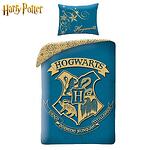Harry Potter Детски спален комплект герб Hogwarts син HP-289BL