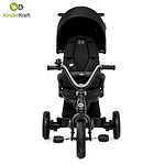 KinderKraft Детска триколка със сенник и родителски контрол EASYTWIST, черна KREASY00BLK0000