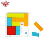 Tooky Toy Дървена игра с форми и цветове TL676