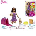 Barbie Комплект за игра с кукла Барби Осиновете кученце HKD86