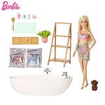 Barbie Комплект за игра с кукла Барби и вана с конфети HKT92