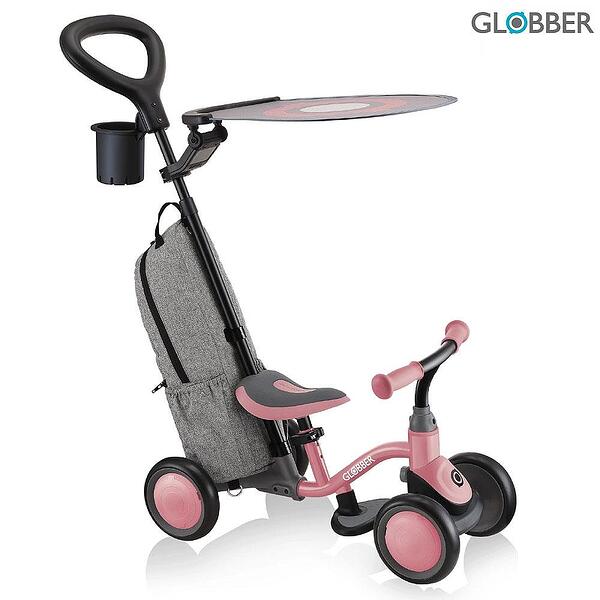 Globber Колело триколка Learning bike 3в1 Deluxe, пастелно розово 639211 Детски играчки от Globber Колело триколка Learning bike 3в1 Deluxe, пастелно розово 639211 Детски играчки от