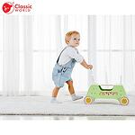 Classic World Дървена кола за бутане с крачета и играчка за прохождане 2в1 CW10509