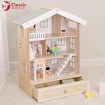 Classic World Дървена къща за кукли CW50552