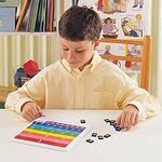 Learning Resources Детска образователна игра Научи дробите лесно с цветни плочки! LER0615