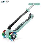 Globber Сгъваема тротинетка с родителски контрол GO UP Foldable Plus Lights, ментово зелена 643-206