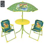 Fun House Детска градинска маса със столчета и чадър Jurassic world 713464