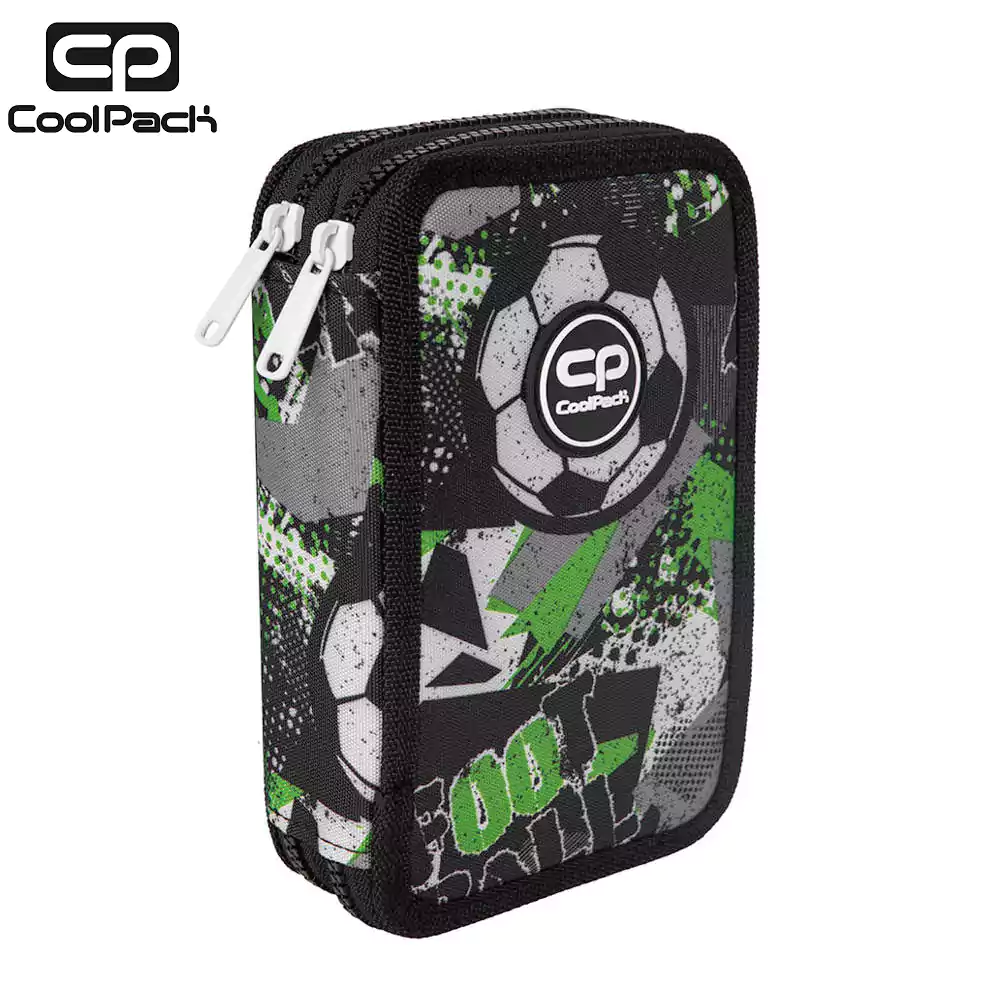 Cool Pack Jumper 2 Ученически несесер с 2 ципа, зареден Lets gol F066674