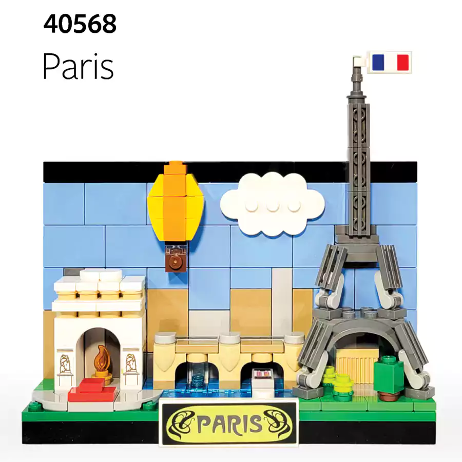 Lego 40568 Creator Картичка от Париж
