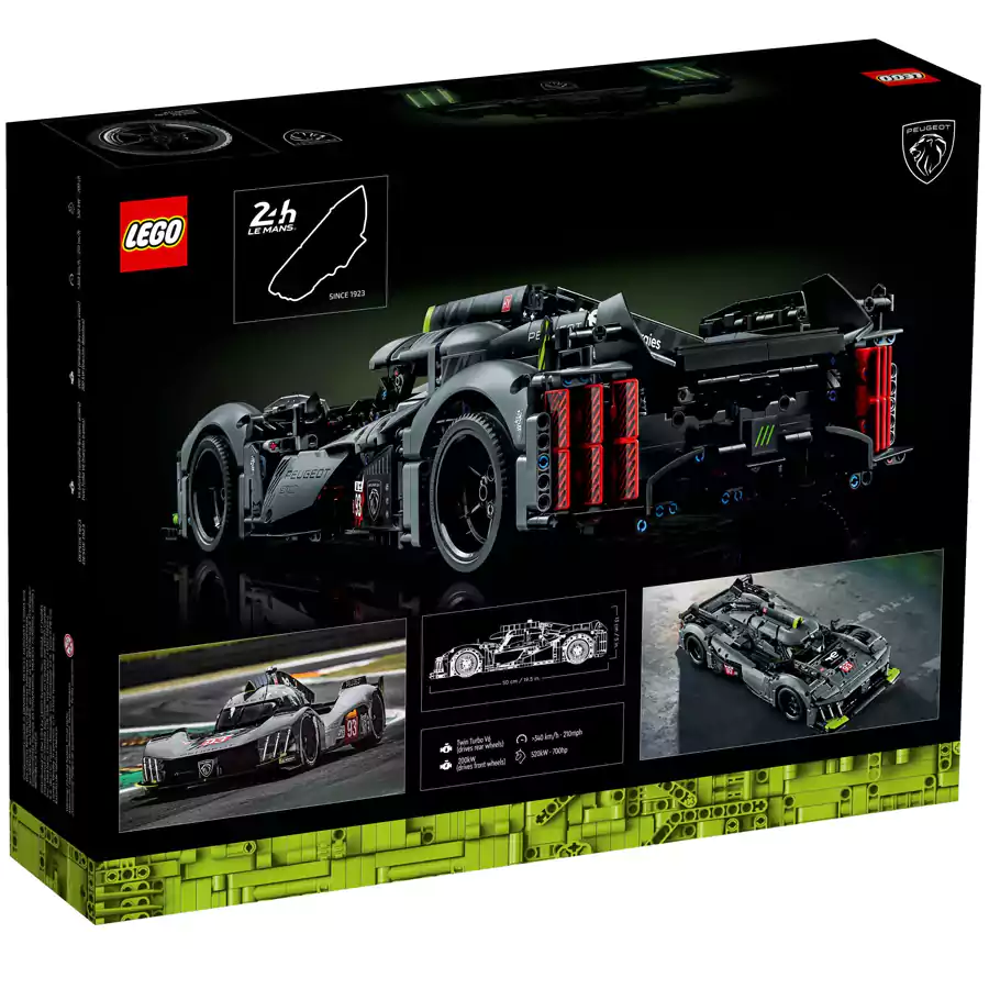 Lego 42156 Technic Пежо 9X8 24H Le Mans Hybrid Hypercar