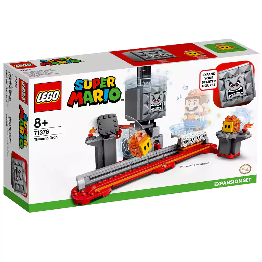 Lego 71376 Super Mario Комплект с допълнения Thwomp Drop