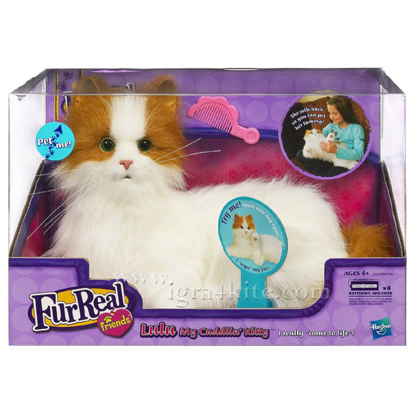 FurReal Friends Котка ЛУЛУ Lulu My Cuddlin Kitty Детски играчки от