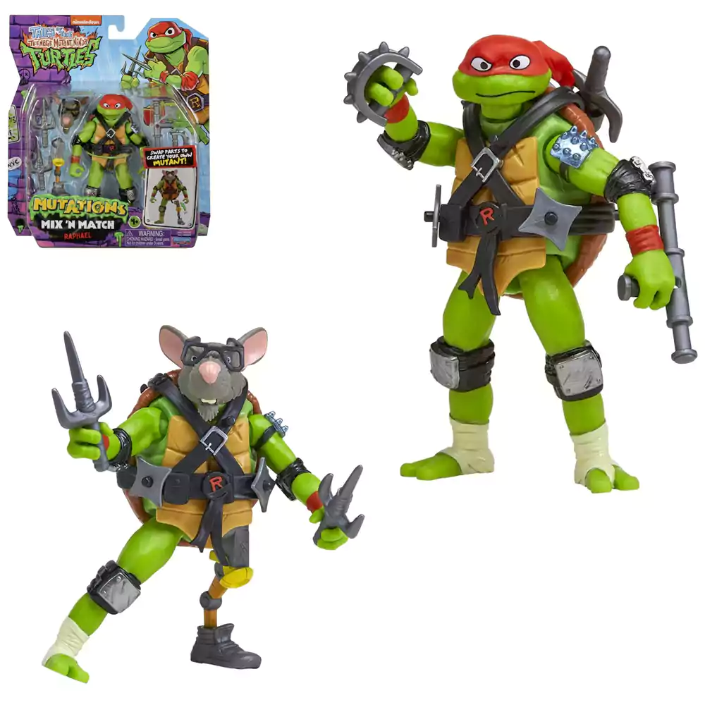 Фигура Костенурките Нинджа Рафаело Mix 'N Match TMNT