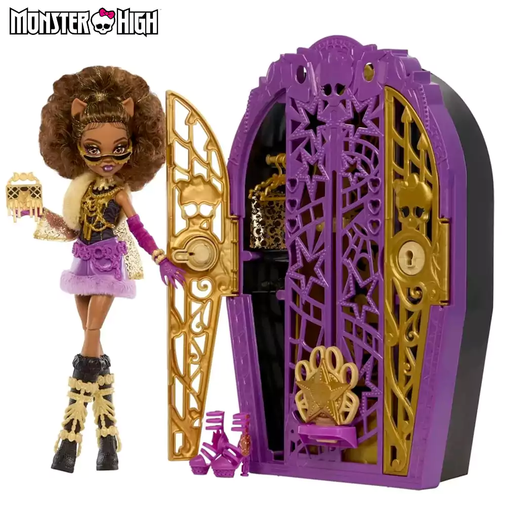 КуклаМонстърХайКлодийнУлфс19изненадиMonsterHighGardenMysteries