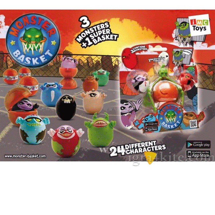 Monster Basket Чудовищен баскет Кош+3 чудовища X19027
