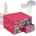 City London - Кутия с чекмеджета за канцеларски принадлежности Л