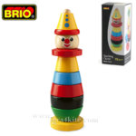 Brio - Дървена пирамида Клоун 30120