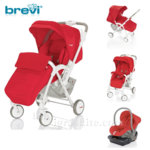 Brevi -Комбинирана количка VERSO Red 713233