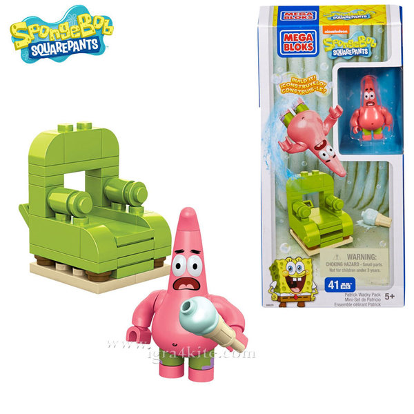 Mega Bloks SpongeBob Смахнати герои Patrick 94618-2