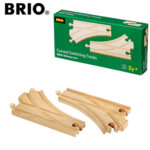 Brio - Комплект дървени релси 33346