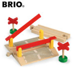 Brio - Комплект дървени релси ЖП Прелез 33388