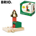 Brio - Комплект дървени релси Магнитен звънец 33754