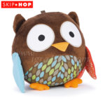 Skip Hop - Плюшена играчка с дрънкалка Бухалче 307571