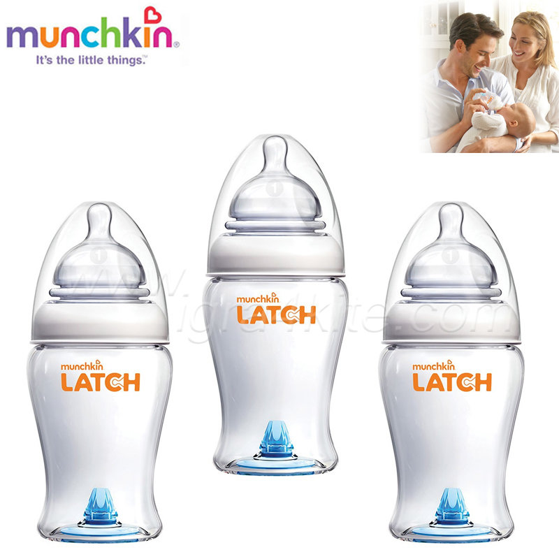 Munchkin - Шише Latch 250ml 3бр. - Детски играчки от igra4kite.com