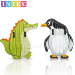 Intex - Надуваема дъска за плуване Пингвин 58151