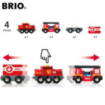 Brio - Дървено пожарно влакче 33844