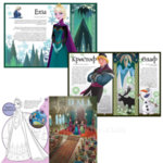  Детска книжка Frozen Замръзналото кралство с лепенки 4+