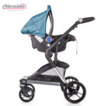 Chipolino - Комбинирана количка Фюжън 3в1 с кош за новородено и стол за кола океан