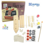 Andreu Toys - Направи сам дървен пиратски кораб 1232012